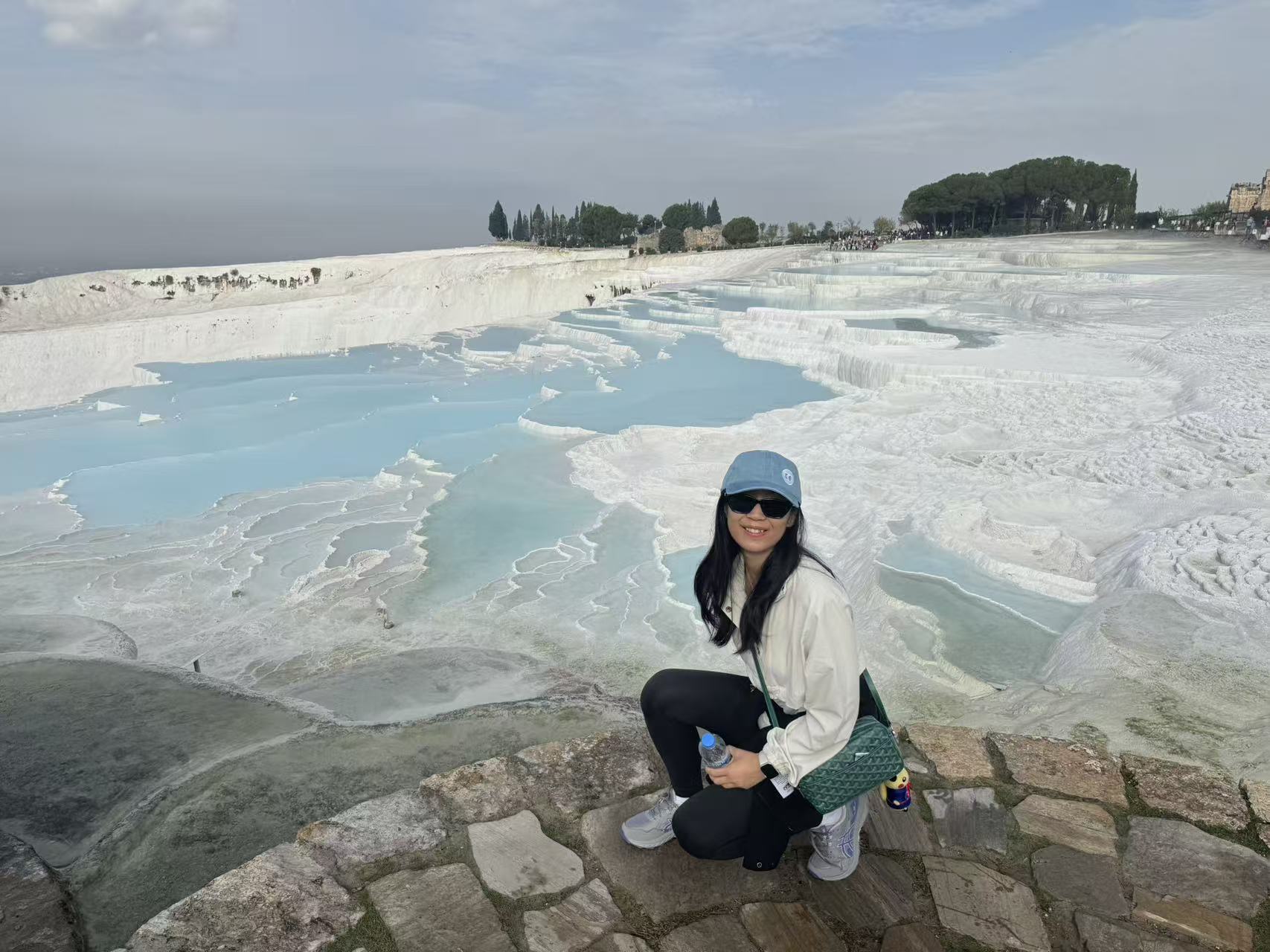 Travertine pools in Pamukkale
